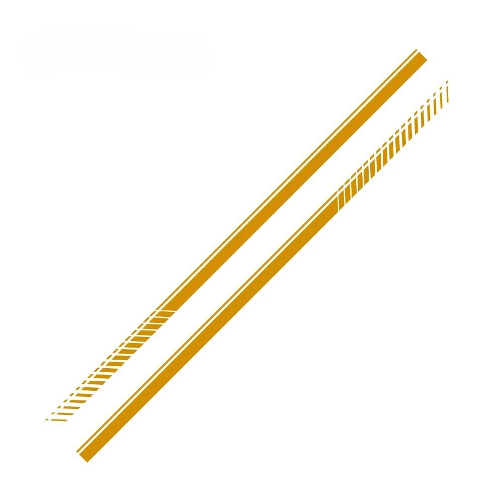 2PCS Car Door Waist Line Side Racing Stripes Decoration Stickers Auto Body Decor Vinyl Film Decals Accessories For Toyota Hiace