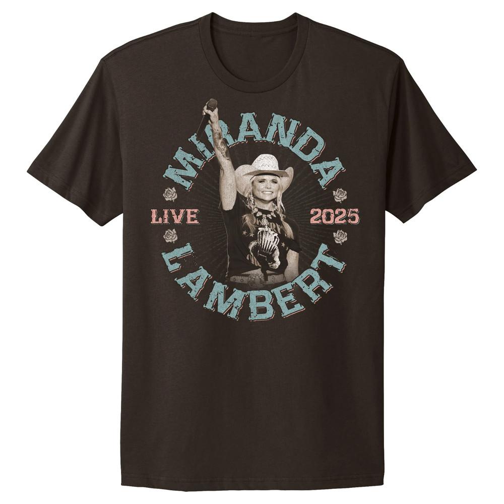 Miranda Lambert Live 2025 Concert Graphic T-shirt