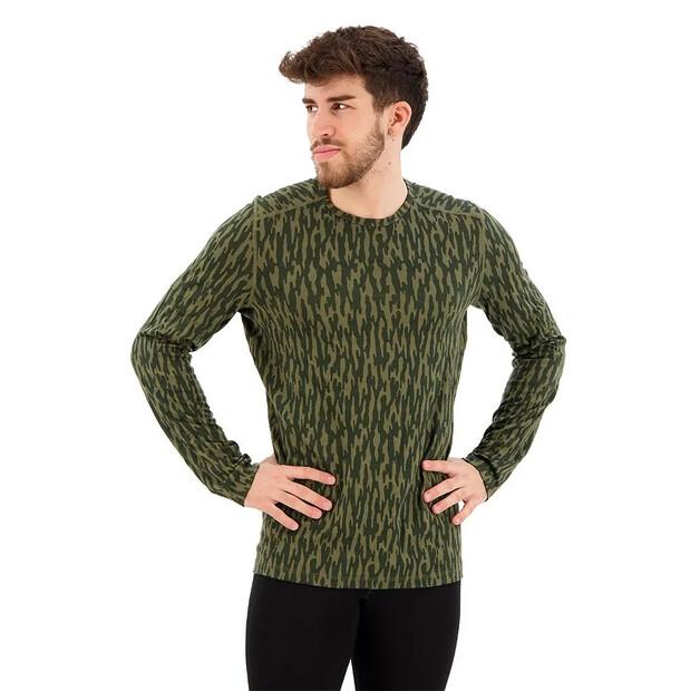 Icebreaker Базовый слой с длинным рукавом 200 Oasis Crewe Macro Forms Merino