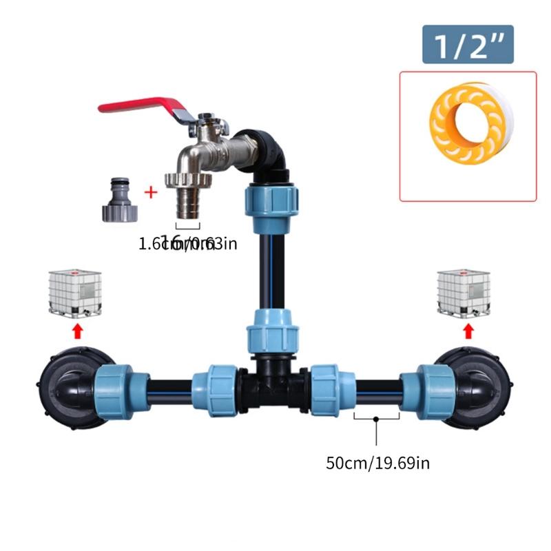 IBC Tank Vertical Stacking Connection set Weatherproof Design Outdoor Use weight  flows Systems for IBC Containers