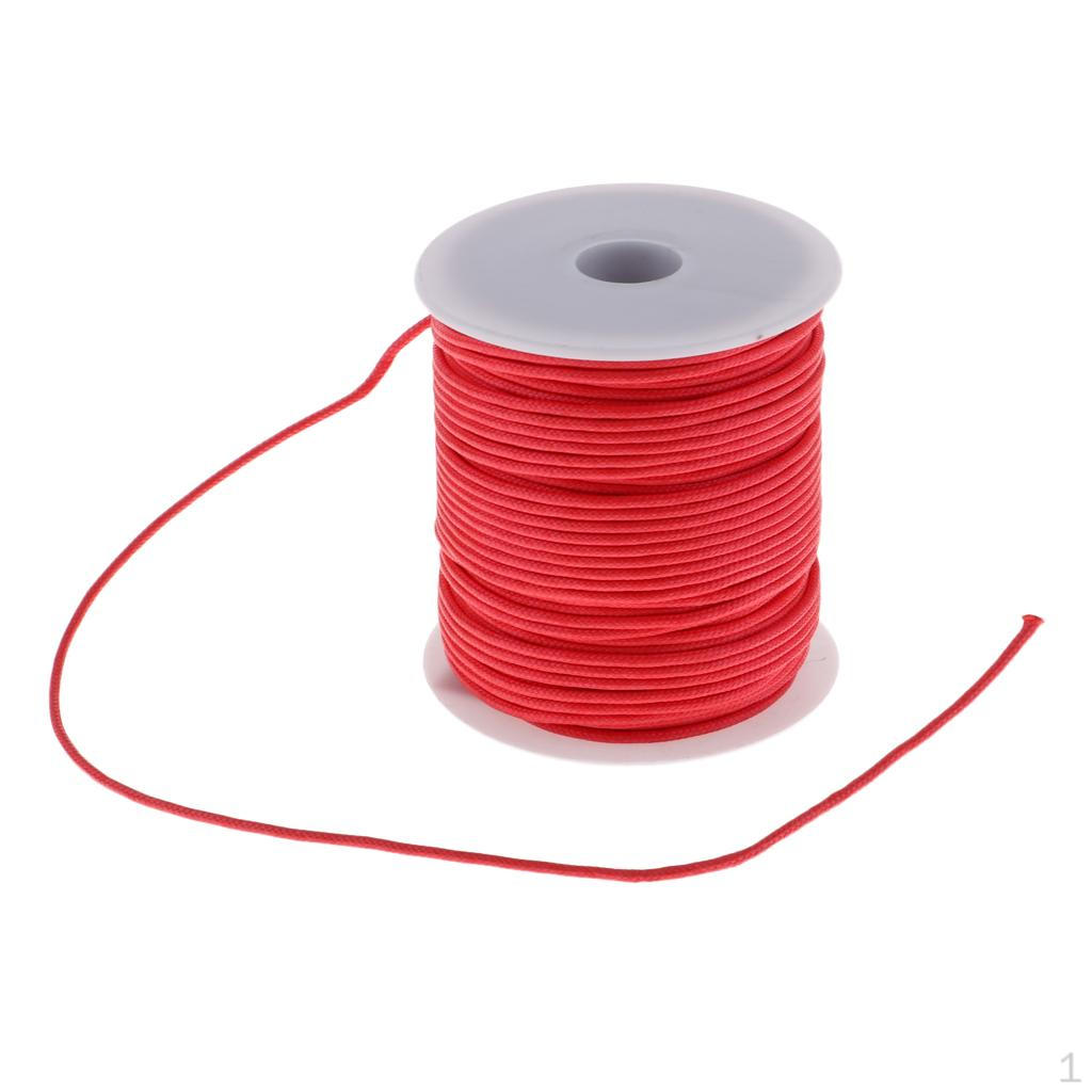 

16 Strands Multi-Filament Strong Braided Fishing Line Rope 50M/ 50m Red