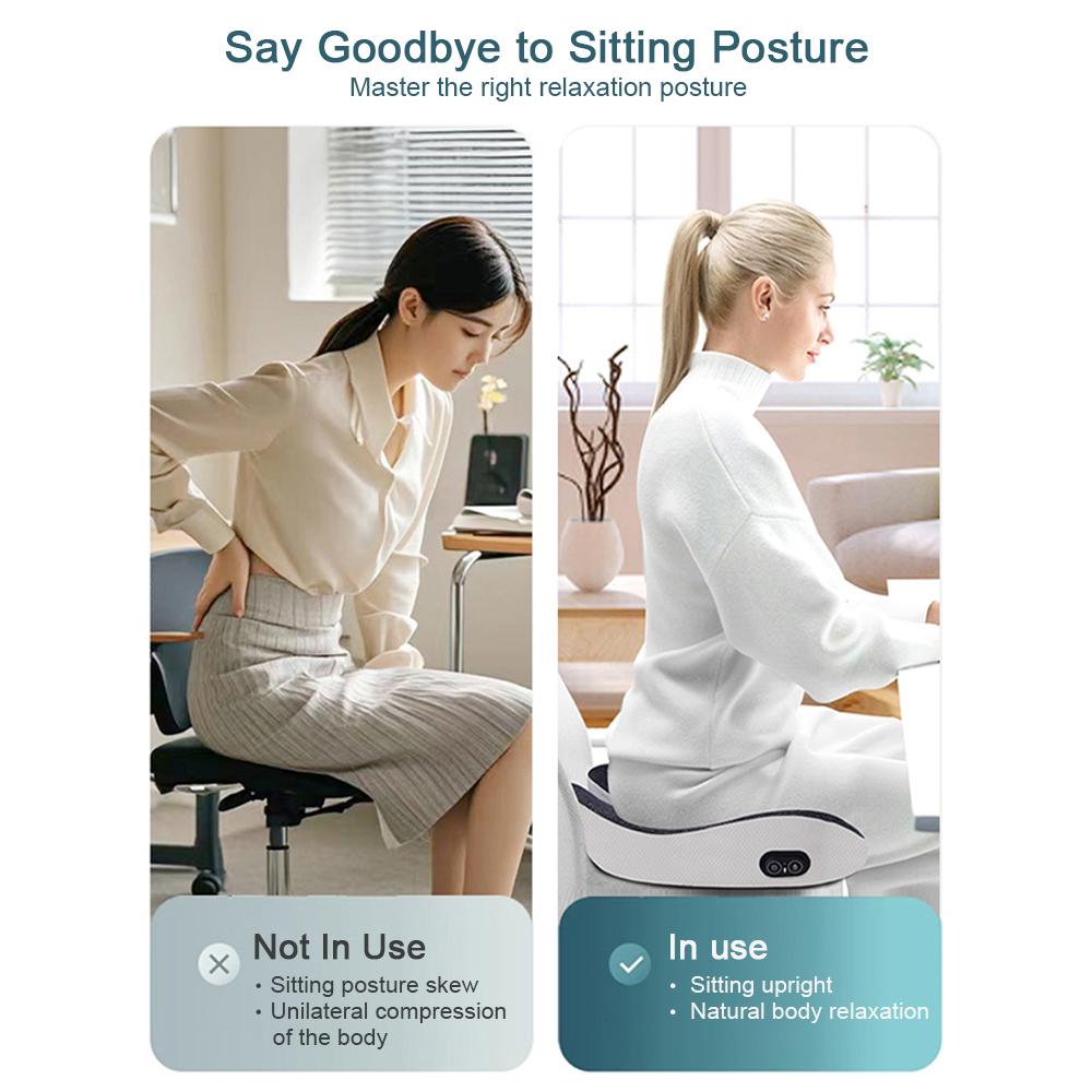 Orthopedic Chair Cushion Memory Foam Office Chair Cushion Car Seat Support Waist Pillow Massage Buttocks Coccyx Cushion Back Pad