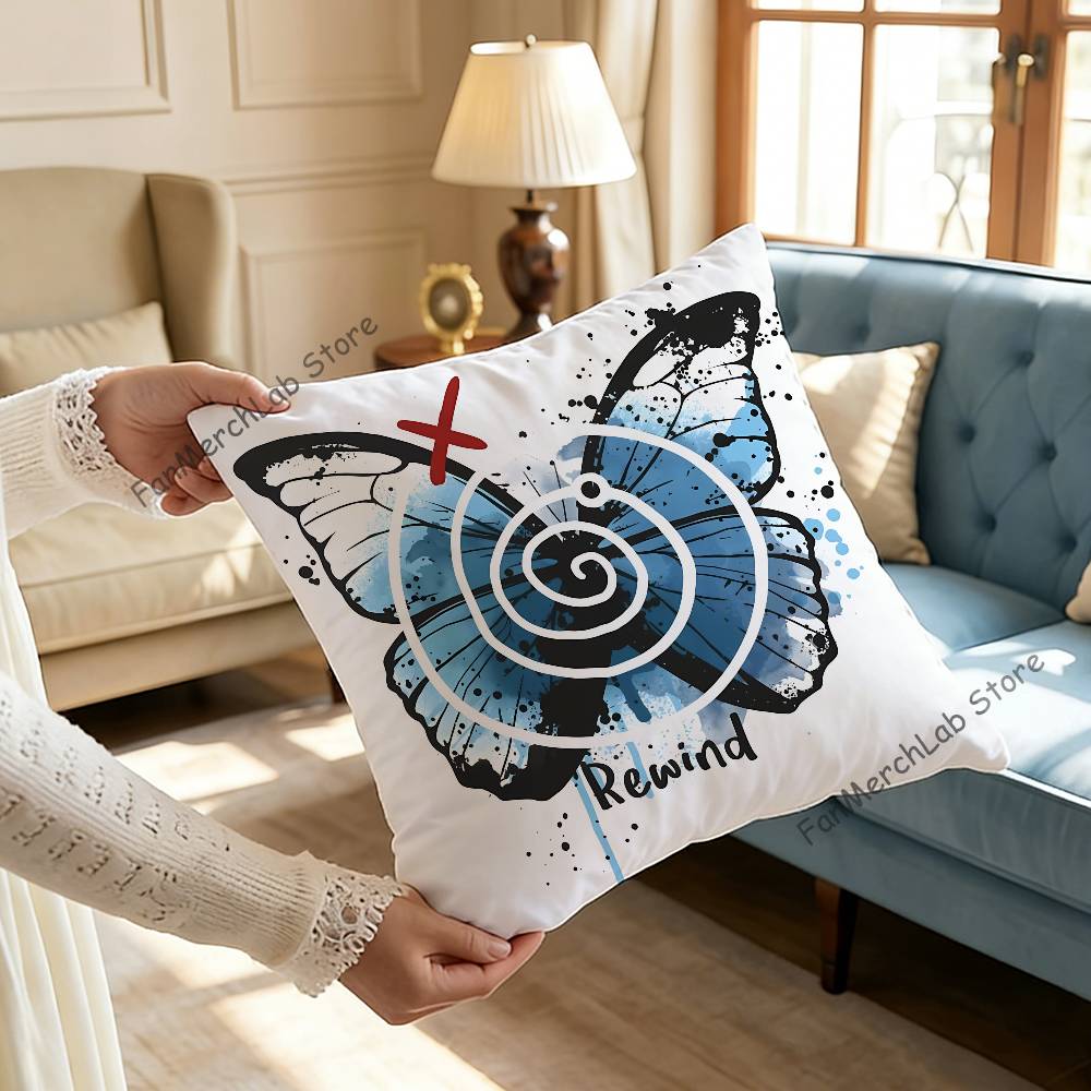 Game LLife Is Strange Anime Pillow Case Antidustmite Pillowcase Invisible zipper silky short plush Sofa cushion cover