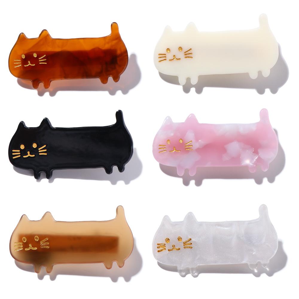 Cartoon Animal Female Cat Plastic Hair Accessories Hair Clips Korean Style Hairpins Women Barrettes