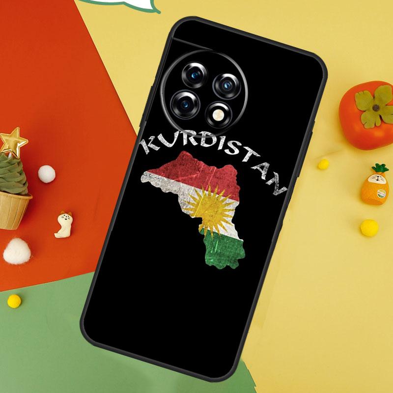 Kurdistan Flag Back Case For OnePlus 13 15 13R 13T 12 12R 11 10 10T 8T Nord 5 CE 4 2 3 Lite N20 N30 Cover