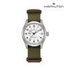Khaki Field Reserva de Marcha Mostrador Branco Pulseira NATO H69509910