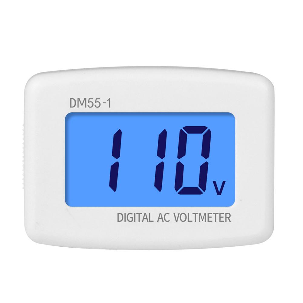 AC Voltmeter  Type DM55- 110V-220V Digital AC LCD Digital Display Voltmeter Herramientas Power Tool Sets Soldering Iron