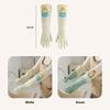 New Durable Dishwashing Gloves Extra Long Fleece-lined Household Chores Gloves Warm Thickened Cleaning Gloves Kitchen Use