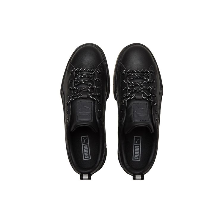 Puma Mayze Reflective Thick Sole Low Top Sneakers Women sneakers Black 383729-02