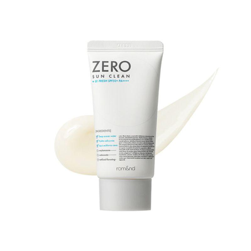 [rom&nd] Zero Sun Clean SPF50+ PA++++ (2 types)