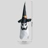 1PC Halloween Witch Hat Hanging Light Ghost Wizard Hat Shaped LED Ghost Lamp BatteryPowered