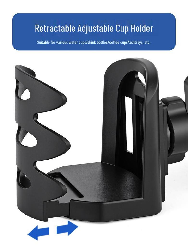 Adjustable Car Water and Kettle Holder – Multifunctional Cycling and Interior Cup Clamp Accessory