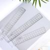 1pcs Ruler 15cm 18cm 20cm Simple Transparent Acrylic Rulers Ruler Square Ruler Cute Stationery Drawing Office School Supplies