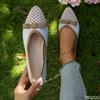 New Women's Shallow Mouth Versatile Flat Shoes Spring Autumn Fashion Soft Bottom Simple Comfortable Single Shoes