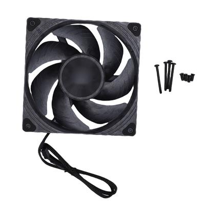 PC Fan Computer 140mm Case CPU 4 Pin PWM 3000RPM Cooling Silent Low Noise with Double Bearing 8 Screws