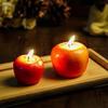 1PCS Red Apple Candle Christmas Candle Fruit Candles Birthday Candle Wedding Gifts Christmas Gift