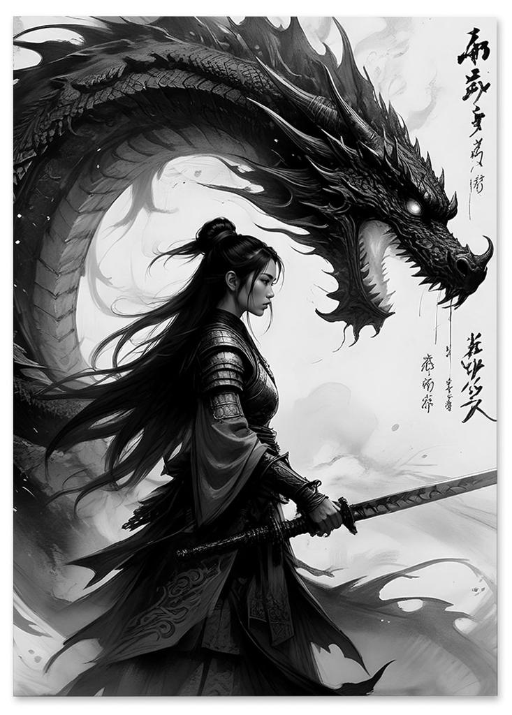 Japanese Dragon Poster