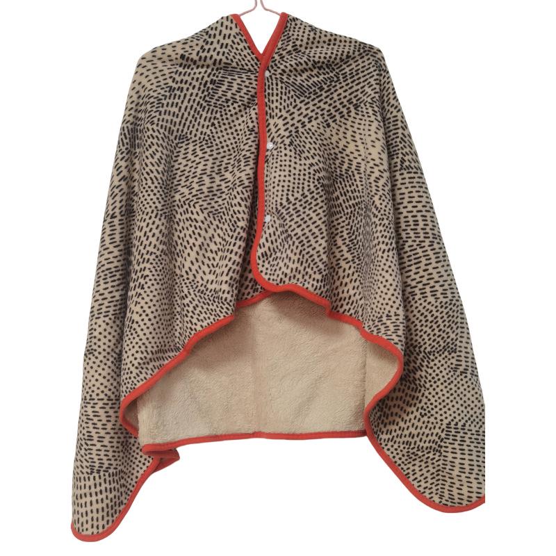 

Универсальное одеяло-шаль: A-Type Теплый двухслойный, плотный офисный чехол с ворсом 80x135 cm