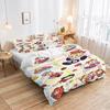 Cartoon Couple Gift Duvet Cover Colorful Childlike Innocence Bedroom 100% Polyester Adult Gift 2/3Pcs Bedding Set