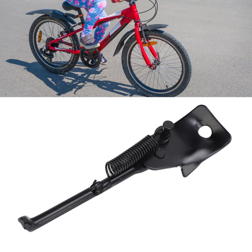 Kids Bike Kickstand High Strength Carbon Steel Stable Prevent Slip Side Support Stand