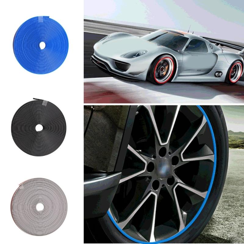 Rims Trim Wheel Protection Strips for Curb Rash and Wheel Scratch Prevention Wheel Decoration Car Styling