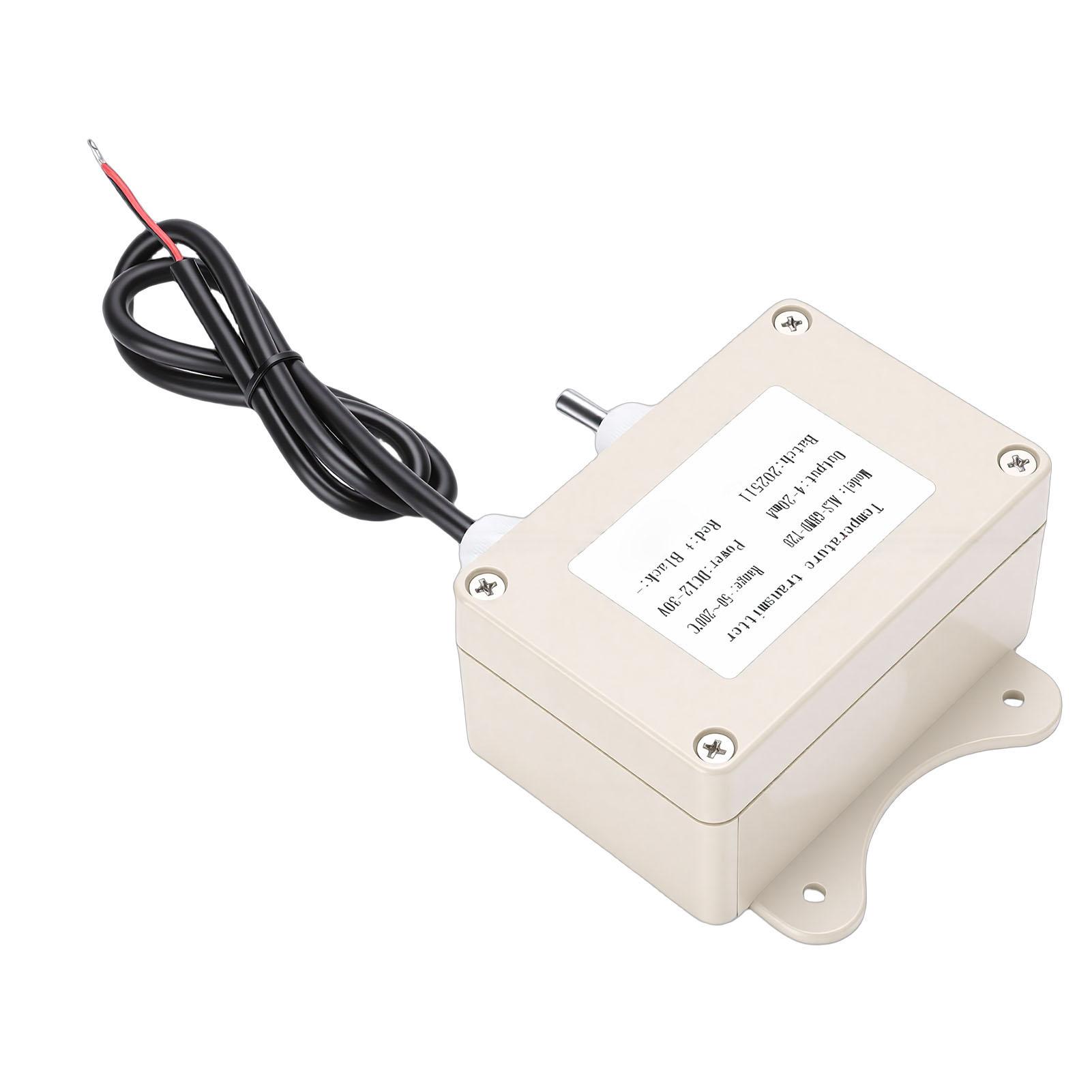 

Wall Mount Temperature Sensor 4 20mA Analog Temperature Transmitter for Industrial Agricultural Greenhouse 50 celsius