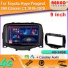 Android For Toyota Aygo Peugeot 108 Citroen C1 2016-2020 Car Radio Multimedia GPS Navigation Carplay Auto Player DSP DVD 2Din