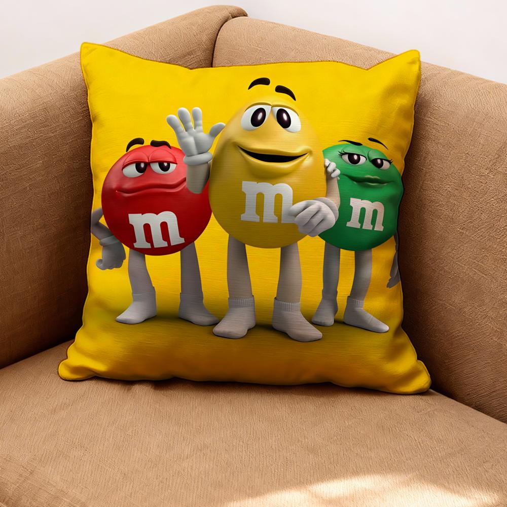 

Наволочка M&M s Премиум Комфорт Двусторонняя Подушка - Дизайн Два в Одном для Любой Комнаты и Салона Автомобиля 30cmx30cm