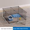 Free Assembly Indoor Pet Fence Barrier: Iron Mesh Anti-Escape Dog Stopper Fence.