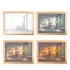 INS Deco Led Light Painting USB Plug Dimming Wall Artwork Table Lamp Gift Indoor Sunlight Window Wooden Photo Night Luminous