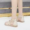  Fashion Girl Sandals Summer Woman Shoes Comfortable Heel Pressure Drilling New Women's Dance Shoes Sneaker Slippers