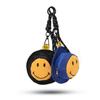 New personalized smiley face mini bucket hat cute earphone bag change bag niche portable creative keychain pendant