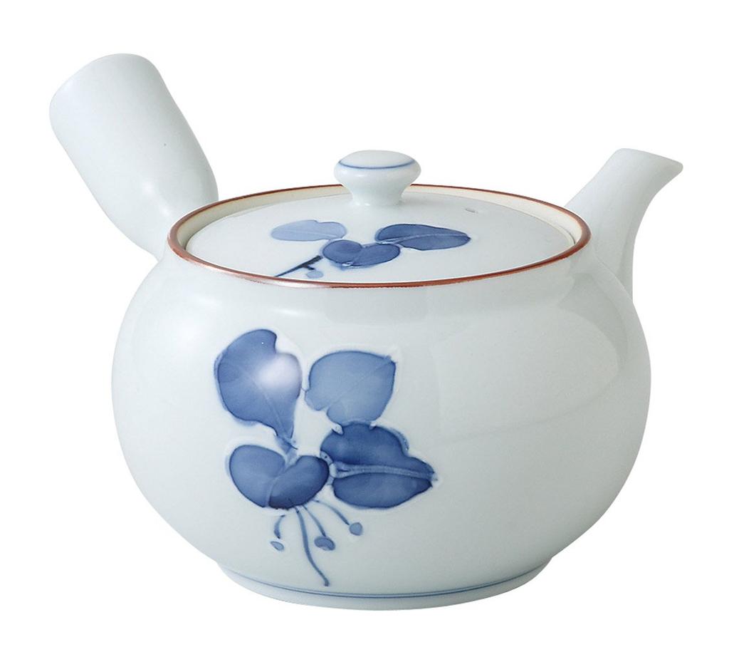 Hasami ware teapot with a manryo pattern 99561 medium-sized