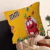 Cartoon M-Ms C-Chocolate Pillow Anime Pillow Sofa Bed Head Pillow Cover Cushion Cover 45X45 Cm Fashion