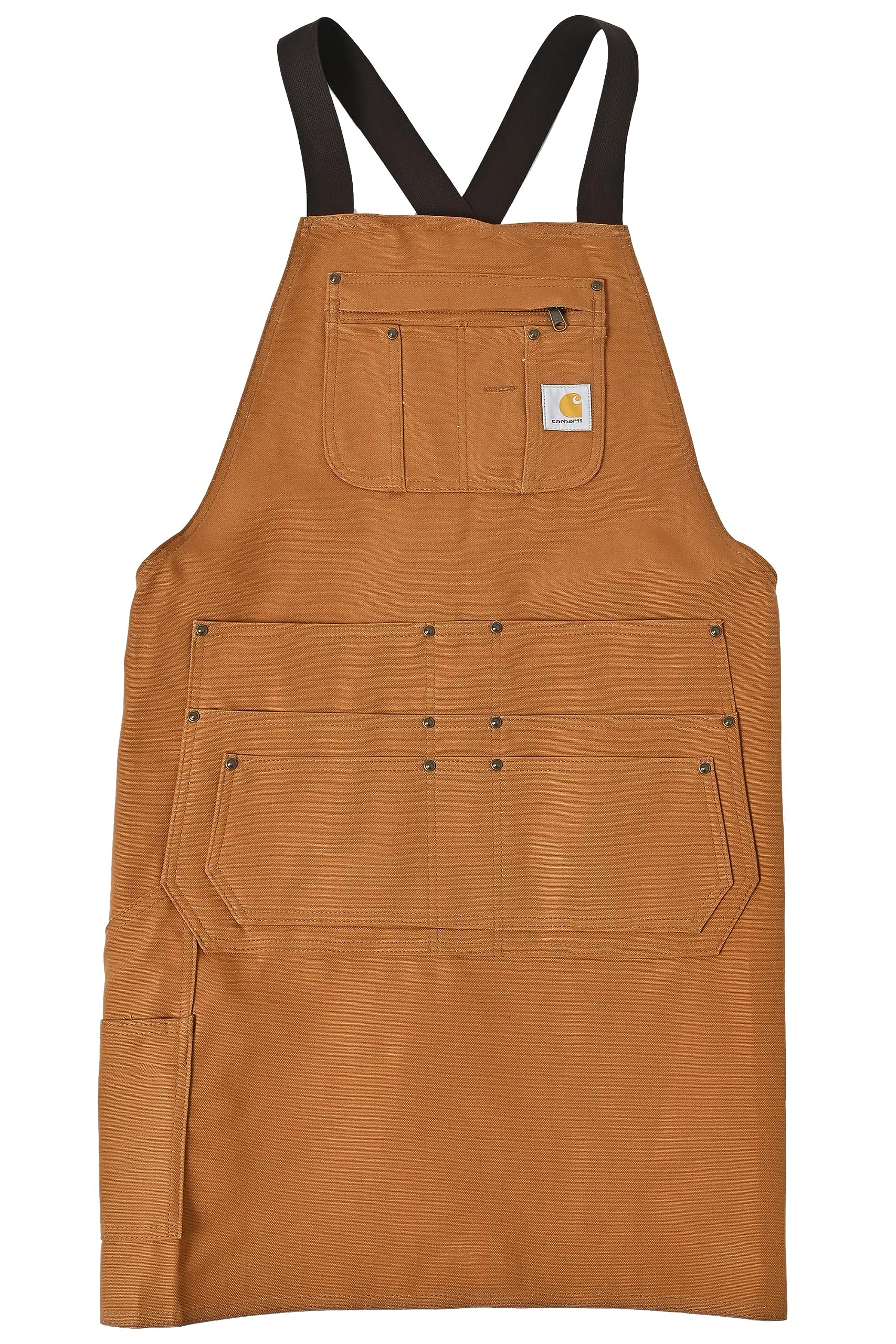 

F Brown Carhartt Пленочный фартук-сумка через плечо с ручной уткой 628711-010-401 [Товар] коричневый