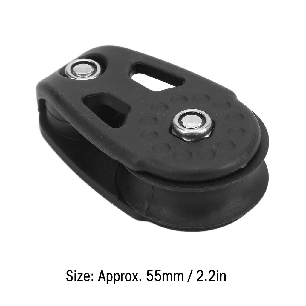 Scripete din plastic pentru caiac, bloc scripete, glisor de ancorare pe șină, cărucior, roată scripete pentru accesorii barcă canoe