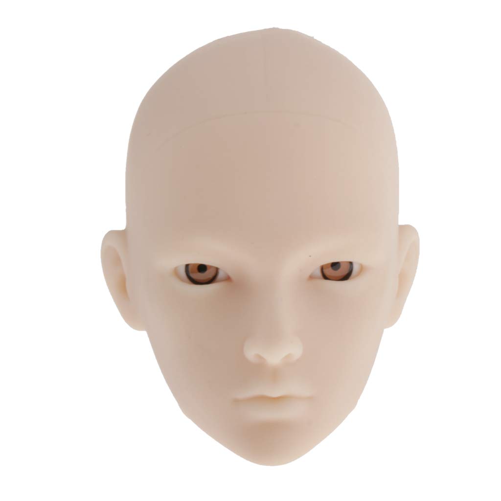 F Fityle Doll Carved Male Doll Head Figure BJD Doll DIY 1/6 Head, Head, Sculpt, Head,