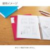 KOKUYO File Clear Book Novita A4 20 Sheets Transparent 3 Book Pack 99K La-NV20TX3