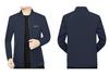 2026 Spring Men's Stylish Business Casual Baseball Collar Jacket - Elegant & Versatile Solid Color Top