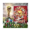 Calendario de Adviento de la Copa del Mundo Calendario de Adviento de la Copa del Mundo Caja Sorpresa de Navidad Messi, Cairo, Mbappé, etc.. V