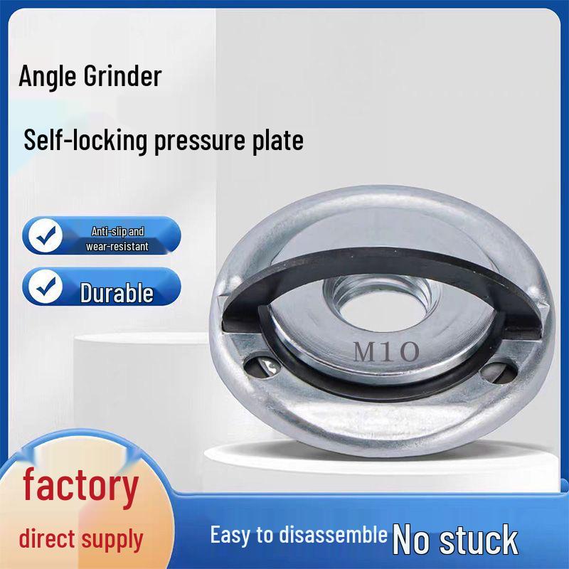 Portable M14/M10 Quick Clamping Angle Grinder Self-Locking Pressure Plate