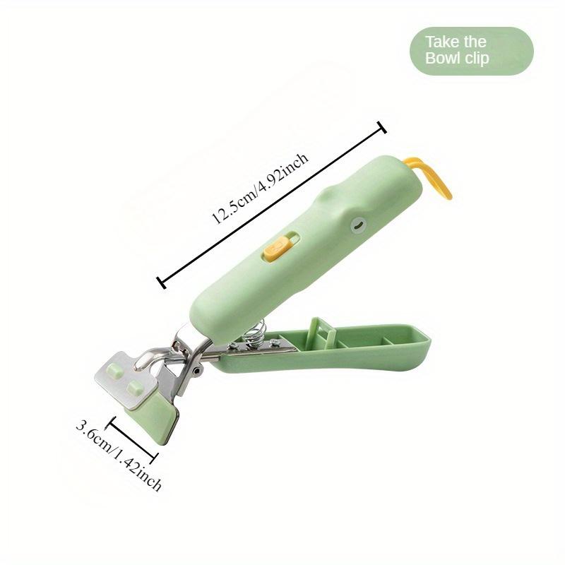 Stainless Steel Reverse Applicable Plate Fixture Clip - Anti-slip, Heat-resistant Kitchen Tools for Safe Handling of Hot Meals