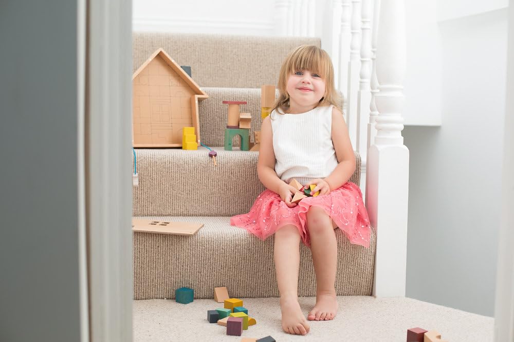 Tsumiki Building Block Wooden Building Blocks with Educational Gift for Boys and Gg (Jiji) Set, Sound, Toy, Birthday/Christmas Girls, Kiko+