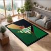Real Betis Football Print Crystal Velvet Rug, Comfortable Water Absorbent Non Slip Indoor Floor Carpet