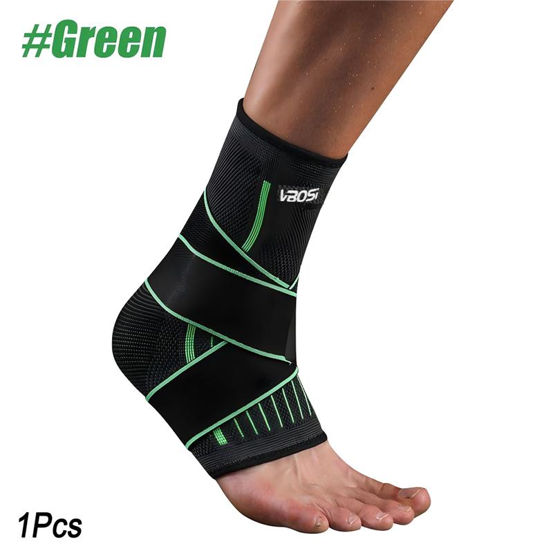 Durable And Safe Adjustable Elastic Ankle Brace Compression Sleeve Foot Support Stabilizer For Plantar Fasciitis Achilles Tendonitis Sports Sock