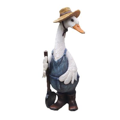 Resin Drake Decoration Patio Garden Decoration Pieces