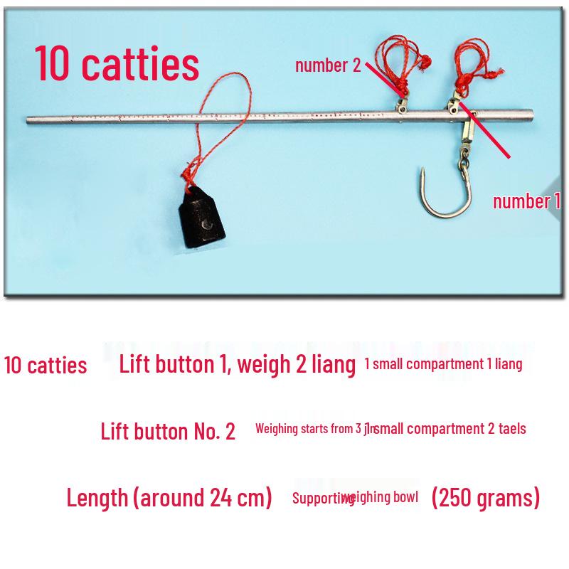 Aluminum Handheld Manual Platform Scale with Wooden Rod