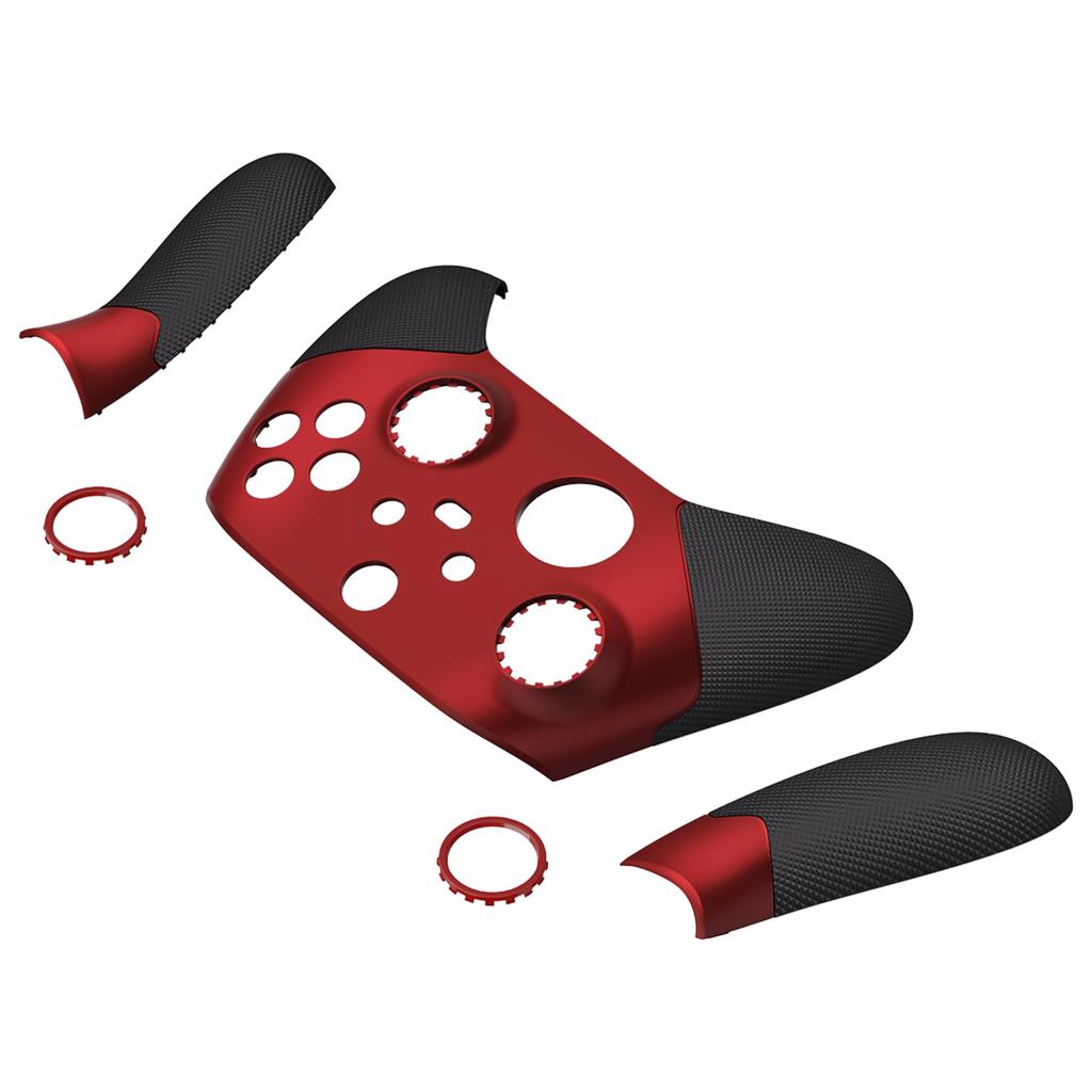 eXtremeRate Redesigned Grip Handle Faceplate for Xbox Core ASR Version Performance Rubberized Side Rail Grip Shell for Xbox Series X S Controllers