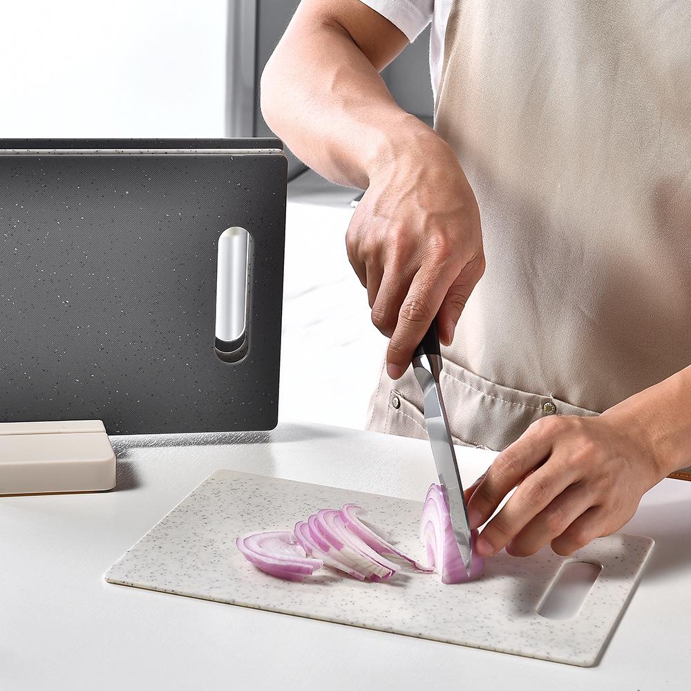4-Piece Plastic Kitchen Cutting Board Set Kitchen Storage Cutting Board 4-Piece Set