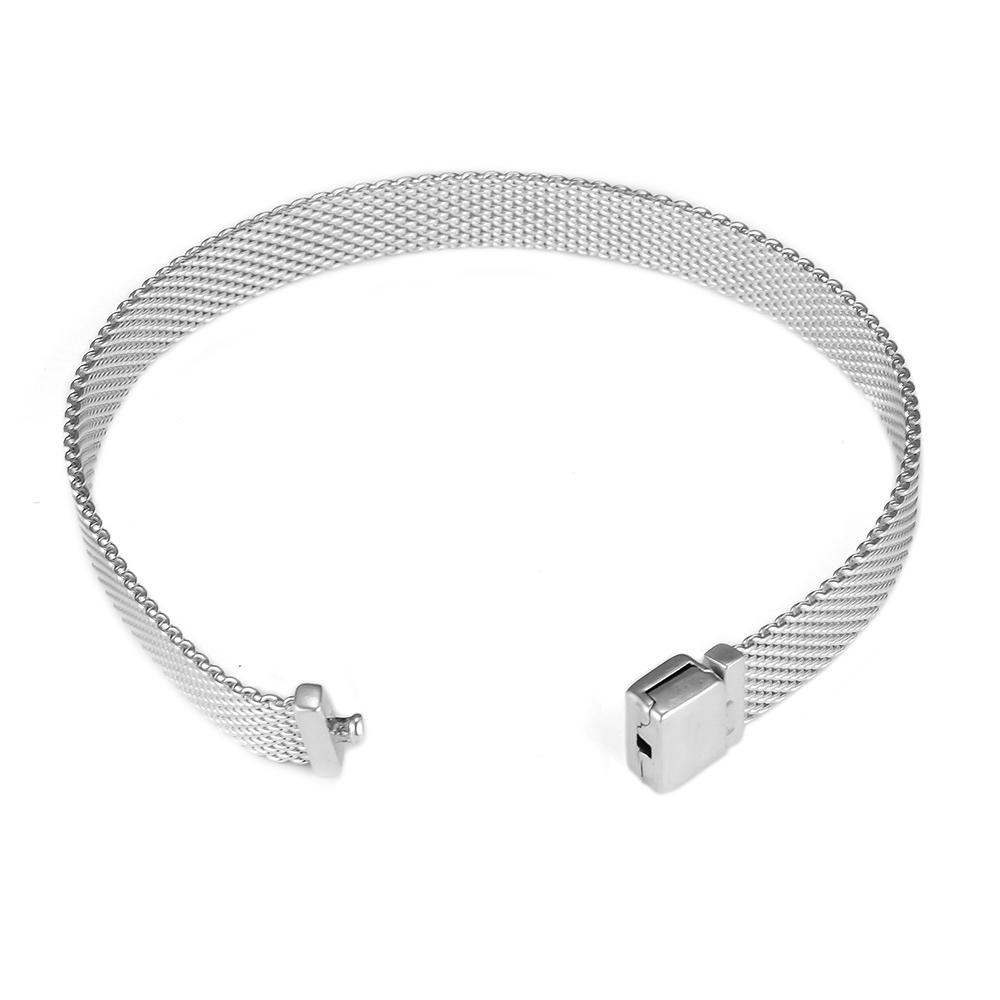 Reflexions Bracciali Argent 925 Sterling Silver Catena Charm Beads Bracciali per Donne Fai da Te Creazione di Gioielli